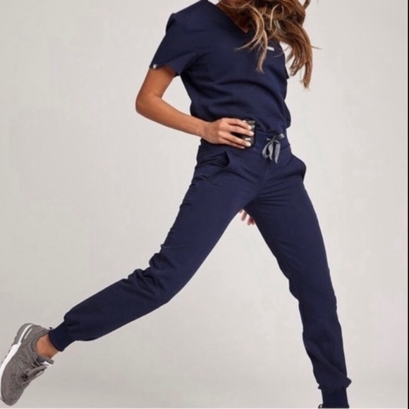 Figs Women's Navy Set XXS - Picture 1 of 7